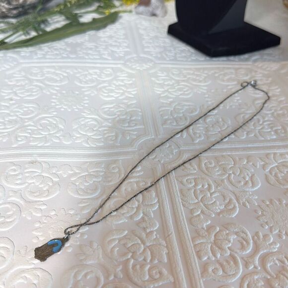 Vintage Catholic Blue Enamel Miraculous Medal Mary Religious Pin Pendant Jesus 9 - Picture 7 of 16